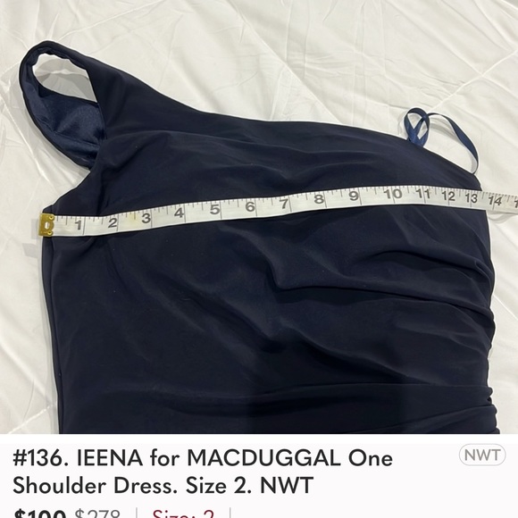 #136. IEENA for MAC DUGGAL gown. Size 2. NWT - Picture 4 of 7